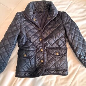 Kids Quilted Jacket - Navy
